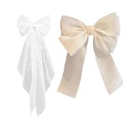 2 Pièces Épingles À Cheveux En Maille, Épingles À Cheveux À Nœud, Pinces À Ressort En Maille, Épingles À Cheveux Et Accessoires Pour Cheveux, Accessoires Pour Cheveux En Voile