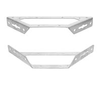 2 Pièces Équerre D'angle Robuste en Acier Inoxydable | Support de Joint Intérieur, Design Polyvalent, Argenté, pour Projets Variés