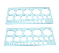 2 Pièces Étrier à Gradation des Fruits diamètre Petit Mesure Cerise Outil z règle de Jardin dirigeants en Plastique règle en Plastique Gauge de Taille aux myrtilles règle de Fruits