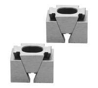 2 Pièces Étrier de Maintien de Pièce Cnc M6 en Acier Inoxydable | Bloc de Serrage à Came, Course 4mm, Faible Hauteur, pour Atelier et Lignes Industrielles