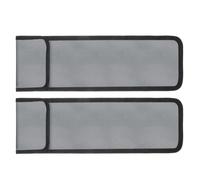 2 Pièces Étui de Rangement Oxford Argenté, Zip | Organisation des Ustensiles, Protection les Rayures, Format Tube 17,7x4,7 Pouces, pour Camping