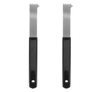 2 Pièces Extracteur de Pavés de Pelouse avec Racleur Micro-denté
