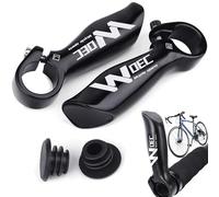 2 Pièces Extrémités de Guidon de Vélo en Alliage D'aluminium 22,2 mm Poignées de Sécurité avec 2 Butées D'extrémité pour VTT, Vélo de Route, Bar Ends Vélo de Montagne, Cyclisme Vélo
