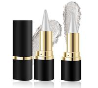 2 Pièces Eyeliner Waterproof Gel Eyeliner,Eye Liner Argent Matte Quick-Dry Eyeliner,Crayon Yeux,Eyeliners,Outil de Maquillage des Yeux Etanche de Longue Durée pour Femmes et Filles