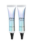 2 Pièces Eyeshadow Glitter Primer, Primaire Ombre À Paupières Bases De Fard À Paupières Blanc Perle Longue Durée Des Yeux Maquillage Primer, Pour Les Yeux, Les Lèvres, Maquillage Du Visage