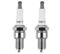 2 Pièces F6RTC Bougie D'allumage Solide Remplacer pour NGK 7822 6634 7995 WR6DC WR7DC, Bougie Tondeuse a Gazon pour Denso W20EPR-U Champion RN9YC RN10YC, Spark Plug Remplacement pour Voitures Motos