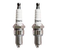 2 Pièces F7RTC Bougie Allumage Remplacer Compatible NGK 5534 BPR7ES V-line-19, BOSCH 7992 WR5DC 4038 WR5DP, Champion 332 RN7YC 415 RN9YC 818 RN2C, pour Haute Performance Moteur Tondeuse Moto Outils