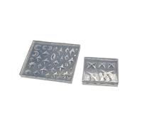 2 pièces facile à utiliser moule en Silicone polyvalent résine époxy moule bijoux à bricoler soi-même moule de moulage en forme de diamant pierres moules Silicone Casting Mold