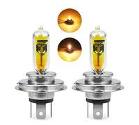 2 pièces faisceau haut/bas 60/55W H4 ampoule halogène 2300k doré jaune phare lampe antibrouillard voiture Source lumineuse