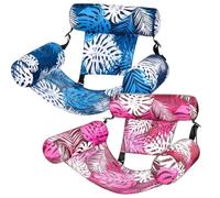 2 Pièces Fauteuil De Piscine Gonflable, Hamac Flottant Piscine Avec Accoudoirs, Fauteuil Flottant Pour Piscines, Bouée Gonflable Piscines, Pour Fêtes, L'été, Plage, Lacs Et Toutes Activités Aquatiques