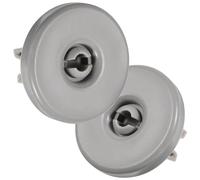 2 Pièces Favorit Privileg Accessoires De Poulie De Roue De Lave-vaisselle (Taille 2 Pièces) Roues Fourniture De Lave-vaisselle Égouttoir Cadre Plastique