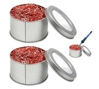 2 PièCes Fer A Souder Nettoyant Pour Panne,Etain A Souder Activateur De Panne,Laiton Fer A Souder Etain Nettoyant,Pas Besoin D'Ajouter D'Eau Flux Soudure éPonge à Souder,Soudure Accessoires