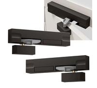 2 Pièces Ferme Porte Automatique,Groom Fermeture Porte,Anti-Pincement, Convient pour Les Portes Intérieures et Extérieures,Capacité de Charge de 20Kg à 80Kg,Équipé de Portes Gauche et Droite