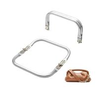 2 Pièces Fermeture Sac à Crochet Clic Clac pour Sacs,Fermeture Clutch Sac En Forme De U Poignée Intérieur Baiser Poignées Sacs Crochet aluminium pour portefeuilles,pochettes et DIY (160 * 90mm)