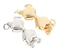 2 Pièces Fermoir de Connexion en Métal pour Bracelets | Finition Polie Fine, Surface Lisse sans Bavure, Usage Artisanal et Réparation, Confort Solide