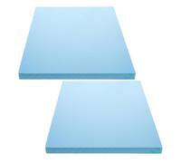 2 Pièces Feuille de Bricolage en Mousse 16x12x0,8 Pouces pour Maquettes | Surface Lisse et Peignable, Panneau Plat pour Superposition, Découpe Facile, Scènes Miniatures et Vitrines