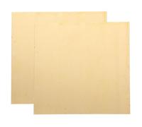 2 Pièces Feuilles de Cuivre Pur 4x4 Pouces, 18 Gauge 1mm | Surface Lisse et Nette, Facile à Façonner pour Incrustations, Ateliers Métal, Bijoux et Circuits