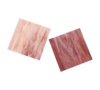 2 Pièces Feuilles de Verre Décoratives pour Art Mural et Bricolage | Verre, Usage Artisanal Polyvalent, pour Mur et Cathédrale, Feuilles Résistantes, Gain de Temps