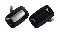 2 pièces feux de clignotant latéraux dynamiques for Toyota Land Cruiser Landcruiser série 70 80 100(Dynamic Smoked Black)