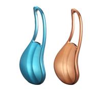 2 Pièces Fichier de Pédicure Portable en Abs, Anti-dérapant | Grattoir à Pieds Léger, Usage Maison, Peau Dure et Fissures, Coloris Or ou Bleu