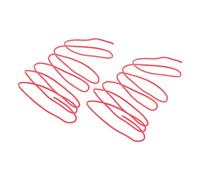 2 Pièces Fil de Guitare en Cuivre Silicone Rouge 1 Mètre | Blindage Fiable, Sensibilité Élevée, Installation Rapide, pour Guitare Basse et Électrique, Réparation Musicale