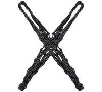 2 Pièces Filet D’Alimentation pour Volailles, Nylon Noir, Grosse | Recherche de Nourriture, Anti-chute, pour Fruits et Légumes, pour Oies et Perroquets