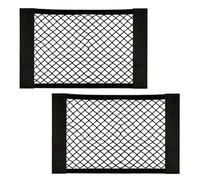 2 Pièces Filet Rangement Voiture pour VW T-Cross | C11 | BJ AB 2018, Élastique Filet de Rangement de Coffre avec Magic Sticker Voiture Accessoires,40 x 25 cm
