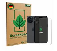 (2 Pièces) Film de protection d'écran ScreenLeaf pour Apple iPhone 15 (Avant+Caméra) [Clear Anti-Rayures]