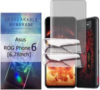 2 Pièces Film De Protection Tpu Mat Pour Asus Rog Phone 6/6d/6 Pro[6.78inch],Protection D'écran Hydrogel,Protection Ecran Antireflet,Anti-Traces,Anti-Rayures