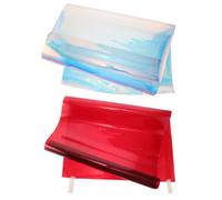 2 Pièces Film Diffuseur Pet, Correction Couleur Rouge et Bleu | Usage Intérieur et Extérieur, Déco de Classe ou Scène, pour Flash et Lampes, Pose sans Outil