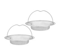 2 Pièces Filtre à Évier en Acier Inoxydable, Filtres pour Évier de Cuisine, 11 cm Filtre de Vidange, Crépine de Vidange d’évier avec Poignée, Filtre Évier, Tamis d'évier pour Baignoire Cuisine