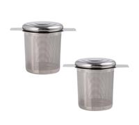 2 Pièces Filtre à Thé en Acier Inoxydable Argenté, Forme Créative