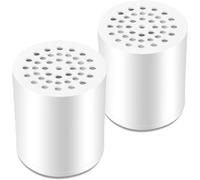 2 Pièces Filtre Anti Calcaire Douche, 34 Étapes Filtre Douche Anti Calcaire, Adoucisseur D'eau Douche Cartouche Filtrante ¿ Réduit Le Chlore Chimique