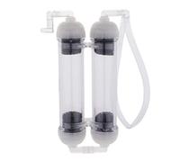 2 Pièces Filtre Aquarium Réservoir Capacité Pression Eau Filtration Surface Visuelle Plastique Convient à Enfants Éducation Maison, 2 Bouteilles filtrantes