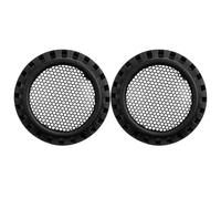2 Pièces Filtre Arrière Rond en Nylon pour Sèche-Cheveux, Cache de | Maille Épaissie Facile à Nettoyer, Protège le Moteur Cheveux et Poussière, Noir, pour Modèles Cylindriques