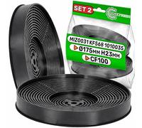 2 Pièces Filtre Charbon Hotte Aspirante Ø 175 mm Type CF100 avec Code Original 00743169 00796390 DHZ5276 Z5138X1 LZ52751 pour Exquisit pour Respekta pour Bomann - Garantie de 5 Ans - ONIX TECH