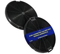 2 Pièces Filtre Charbon Hotte Aspirante Type EFF75 Ø 155 mm H 16 mm avec Code D'origine 1120067944 pour Faber 4055093712 pour Electrolux pour Aeg 9197059543 pour Beko - MONTERAL