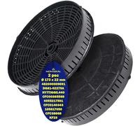 2 Pièces Filtre Charbon Type 57 pour Hotte Aspirante 173 x 22 mm DG81-02279A CFC0140343 CFC0038668 482000009691 405521750 4055171138 KF23 C00385095 pour Electrolux pour Samsung pour Elica - MONTERAL