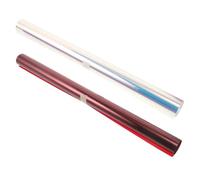 2 Pièces Filtre Photo Pet Coloré 40x100cm pour Éclairage LED | Film Transparent Rouge et Bleu, Diffusion Douce, Ambiance Améliorée pour Scène, Classe, Lampe