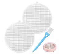 2 Pièces Filtre pour Aspirateur Ongle ，Filtre Aspirateur Compatible MelodySusie HPro/SProR - Pour Collecteur de Poussière et Manucure - Usage Professionnel en Salon et DIY à Domicile - avec 1 Brosse