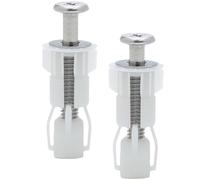 2 Pièces Fixation Abattant WC,Fixation Cuvette WC,Fixation Abattant WC Universel,pour Siège de Toilette,Matériau en Nylon(Style 2)