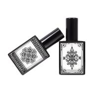 2 Pièces Flacon de Parfum en Verre Noir 15ml, Pulvérisateur | Format de Voyage, pour Mélanges Faits Main, Se Glisse un Paquet à Dos, Lot Pratique