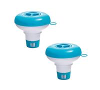 2 Pièces Flotteur Doseur Piscine Chlore, Distributeur De Chlore Flottant pour Piscine, pour Piscines, Spa, Bain À Remous Et Fontaine