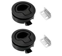 2 Pièces Flush Pull Hatch Porte Affleurante Tirer Trappe Slam Loquet, Latch Lock, Pull Lock, Hatch Locker Boat, pour Camping-Car, Caravane, Démontage