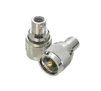 2 pièces FME prise mâle vers UHF PL259 prise mâle adaptateur RF connecteur Coaxial
