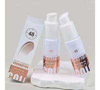 2 Pieces Fondation À Changement De Couleur, Fondation Teintée Auto Ajustante, Correcteur Fondations De Teint Visage 30ml, Fondations De Teint Couvrant, Pour Femmes Et Hommes