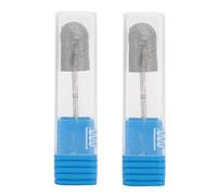 2 pièces foret à ongles électrique en acier inoxydable, lime à ongles électrique pour pied de pédicure, ponçage, tête de polissage, podologie, podologie, pédicure, foret de