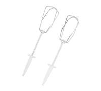 2 Pièces Fouet Mélangeur Accessoire Compatible avec Braun Batteur Main, Acier Inoxydable Fouet Remplacement Pièces et Accessoires pour HM3000 HM4644 HM5100 HM1010