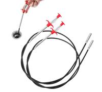 2 Pièces Furet Deboucheur Canalisation,200 cm/90cm Furet Plomberie,Pinces à Griffes Flexibles,Pince Télescopique pour Cuisine,Tige Deboucheur Canalisation,Furet Deboucheur Evier Professionnel.