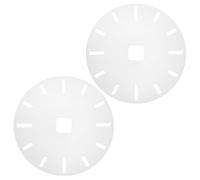 2 Pièces Gabarit D’horloge Rond Transparent en Acrylique | Modèle Réutilisable, Placement Précis des Chiffres, Léger et Compact, Lot de Atelier